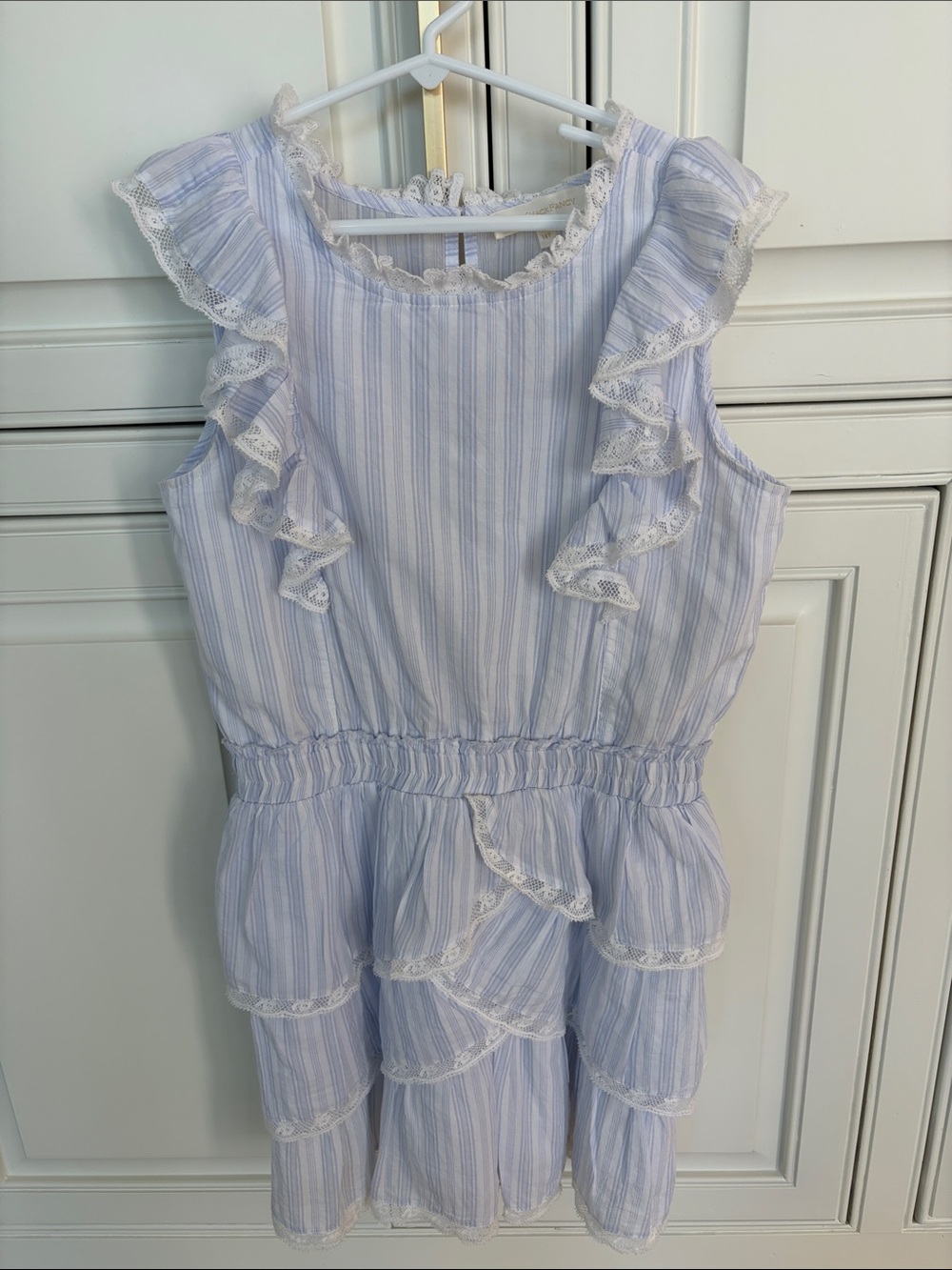 LoveShackFancy girls Janelly cotton stripe dress